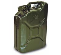 TANICA BENZINA IN METALLO OMOLOGATA TUV GS PER TRASPORTO CARBURANTE DA 10 LITRI