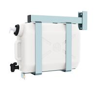 Tanica in plastica 25 lt con telaio zincato Lokhen