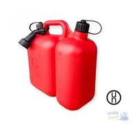 TANICA IN PLASTICA BENZINA CARBURANTE DOPPIO USO MAURER 6LT 3LT