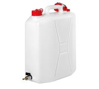 Tanica in polietilene con rubinetto in metallo - 20 L - Verticale
