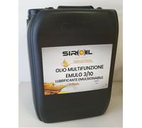 Tanica lubrificante emulsionabile Siroil EMULG 3/10 Materiali ferrosi - 20 litri