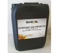 Tanica Olio motore Siroil Extrasint SAE 0W-30 C2 - 20 litri