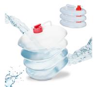 Tanica ovale campeggio set 4 contenitori acqua serbatoio bottiglia recipiente