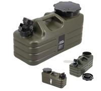 Tanica per acqua con rubinetto da 5 l, tanica per acqua potabile, senza BPA, per pesca, attività all'aperto e campeggio con manici e bocchettoni di riempimento