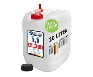 Tanica per acqua, con rubinetto, DIN 61, 20 l
