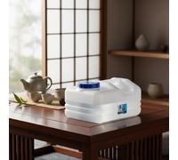 Tanica per Acqua Piatta da 10L Design Piatto Salvaspazio Tappo a Tenuta Stagna