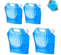 Tanica per Acqua Pieghevole,Tanica Acqua da 5 e 10 Litri - Funzionale Fusto Acqua per Camper, Tanica Alimentare con Rubinetto, Termos Acqua, Taniche per Acqua e Condensatore, Ideale per Viaggi