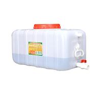 Tanica per acqua Viaggio All'aperto Serbatoio Di Acqua 50L/60L/90L Secchio Di Plastica Alimentare Familiare Grado Con Un Coperchio Rettangolare Contenitore Esterno Del Serbatoio Principale D(Size:60L)