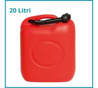 Tanica per benzina carburante diesel gasolio in plastica omologata con beccuccio