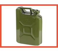 Tanica per Benzina Omologata 5 10 20 Litri LT Metallo Bidone Verde Diesel