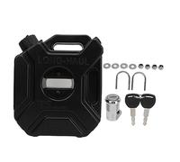 Tanica per Gas 3 Litri Tanica per Carburante Portatile per Auto Moto UTV ATV Dirt Bike, Nera (Con Staffa)