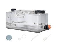 Tanica per Liquidi Moderno, Grigio Trasparente, 15L | Portatile, Tanica con Rubinetto, Neutro, per di Auto,
