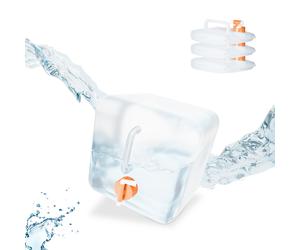 Tanica pieghevole campeggio contenitore acqua serbatoio bottiglia recipiente