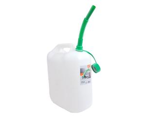 Tanica porta benzina colore arancio o trasparente in vari formati - Seleziona: 20 L trasparente