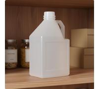 Tanica Quadrata in Plastica Chiusura Ermetica Bottiglione con Manico Multiuso