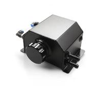 Tanica Raccolta Dell'olio In Alluminio Serbatoio Troppopieno Radiatore Liquido Raffreddamento Motore Da 1 Litro Tappo Scarico Vaso Espansione Motore(Nero)