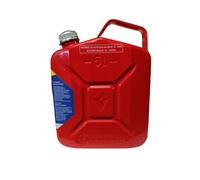 TANICA ROSSA IN METALLO PER TRASPORTO CARBURANTE 5 10 20 LITRI+TAPPO MAGNETICO