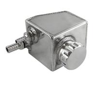 Tanica serbatoio liquido servosterzo in alluminio con tappo(Silver)