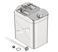 Tanica Taniche Addensate Sigillate Ermeticamente, Secchio Anti-fuoriuscita - Tanica Per Benzina In Acciaio Inossidabile Con 3 Manici - Tanica Per Olio In Metallo Sigillata, 30 L