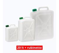 TANICHE IN PLASTICA POLIETILENE CON-SENZA RUBINETTO PER ALIMENTI ATOSSICA
