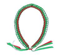 TANIQIACA 120CM Graduation Ribbon Lei - Adjustable Handmade 4 Strands Braided Necklace for High School, Middle School, University, and Ph.D. Graduates (B)