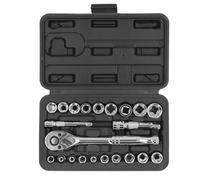 TANIQIACA 3/8 & 1/4 Hex Socket Wrench Set, 72 Teeth Quick Release Reversible Ratchet Wrench for Automotive Repair, Complete and Practical, Suitable for Mechanics