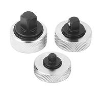 TANIQIACA 3Pcs Finger Ratchet Set - Reversible Thumbwheel Mini Palm Wrench - 1/4, 3/8, 1/2in Drive - Compact Dia 38mm - Ideal for Mechanics, DIY Enthusiasts, and Homeowners