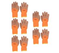 TANIQIACA 5 Pairs Work Gloves - Thermal Insulated Safety Gloves for Winter Operation, for Construction, Refrigeration, and