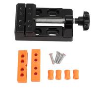 TANIQIACA Aluminum Alloy Mini Pew Vice Clamp - Opening Parallel Table Vise for Watch Repair, Sculpting & Jewelry Making