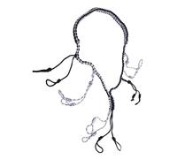 TANIQIACA Duck Call Lanyard with Removable Drops,Duck Call Lanyard Portable Braided Paracord Nylon Games Calls Lanyard with Loops for Outdoor Orange Durable And Stylish for all Your (Black)