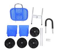 TANIQIACA Garden Cart Rolling Work Seat, 360 Degree Rotatable Height Adjustable Garden Stool with Wheels, Mobile Gardening Seat for Planting, Digging, Weeding, and Yard Work