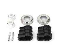 TANIQIACA Pool Ladder Replacement Kit, 304 Stainless Steel Escutcheon Plates with Bumper Bolts Nuts, Rust Proof Handrail Mounting Kit for 42mm Tube Swimming Pool Ladder And Anchor