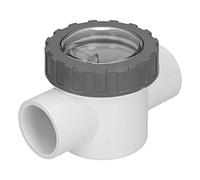 TANIQIACA PVC Check Valve for Swimming Pool, Transparent Non-Return Valve with Large Handle, Durable ABS Pool Pump Replacement Accessories for Irrigation & Water Systems (V401A) (V50-1A)