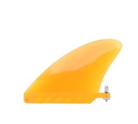 TANIQIACA Quick Lock Fins, 4.6in Surfboard Fin TPU Lightweight Enhanced Control Stylish Look Paddle Board Replacement Fin for Longboard Black - Enhance Your Surfing Experience (Yellow)