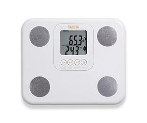 TANITA BC-730 Bilancia composizione corporea, LCD digitale compatta, bianca