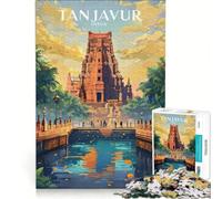 Tanjavur Puzzle da 1000 pezzi | Gara di velocità delle mani Allena la tua mente e le tue mani per è ideale come regalo 26x38cm