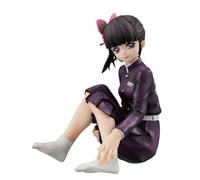 Tanjiro Figure Agatsuma Zenitsu/Hashibira Inosuke/Tsuyuri Kanao, figura anime Action Figure Sitting Position Noddle Stopper Figurine Statue Model Desktop DecorationCollectible Gifts 9 cm