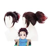 Tanjirou Kamado Anime Demon Slayer Kimetsu No Yaiba Parrucche Cosplay Parrucca + Cap parrucca gratis TCY-170