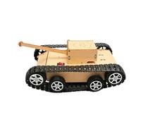 Tank Assembly Toy, Assembly Tanks Vehicle, 7.87x4.92x3.74 inches Scientific Wooden Electric Model, Educational Activity, Play Motorized Toys for Kids, Build & Science Project Kit