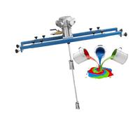 Tank Mixer Machine, 1HP Pneumatic Tank Mixer Machine, 1000 L Paint Stirring Machine, for Medium to Large Viscosity Solutions