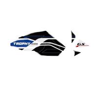 Tank Pad Adesivi Laterali Per Moto Per B&MW R1300GS Adventure R 1300 GS ADV 2024-2025. Kit Di Protezione Forcellone In Resina Adesiva. Adesivo Serbatoio(BLU)