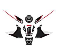 Tank Pad Adesivi Per Serbatoio Carburante Laterale Per Ducati Multistrada V4 V4s 2024, Kit Di Adesivi In Resina Per Protezione Ginocchia Adesivo Serbatoio(Colore 1)