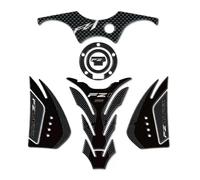 Tank Pad Adesivi Per Serbatoio Carburante Laterali Per YAMAHA FZ1 FZ8 Per FAZER, Kit Adesivi Protettivi In Resina Impermeabili Adesivo Serbatoio(NERO 1)