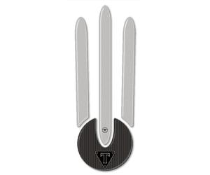 TANK PAD ADESIVI RESINA 3D PARASERBATOIO compatibile per MOTO TRIUMPH classics