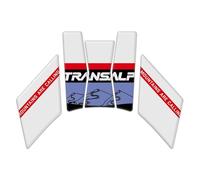 Tank Pad Adesivo Per Serbatoio Carburante Laterale Per H&onda XL750 Transalp 750 2023-2024, Kit Di Adesivi Di Protezione, Adesivo Per Serbatoio Adesivo Serbatoio(Titanio,X-4)