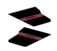 Tank Pad Adesivo Per Serbatoio Carburante Laterale Per H&onda XL750 Transalp 750 2023-2024, Kit Di Adesivi Di Protezione, Adesivo Per Serbatoio Adesivo Serbatoio(NERO,X-5)