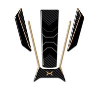 Tank Pad Adesivo Per Serbatoio Carburante Per Moto Per VOGE VALICO 900DSX DS900X DSX900 2024, Kit Adesivi In resina Per Protezione Frontale Adesivo Serbatoio(Oro)