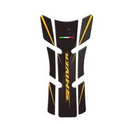 Tank Pad Adesivo Per Serbatoio Laterale Per Aprilia Shiver 750 900, Adesivi Racing, Protezione Serbatoio Olio In Gel, Adesivo A Spina Di Pesce Adesivo Serbatoio(Giallo,X-2)