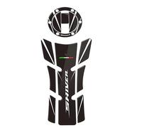 Tank Pad Adesivo Per Serbatoio Laterale Per Aprilia Shiver 750 900, Adesivi Racing, Protezione Serbatoio Olio In Gel, Adesivo A Spina Di Pesce Adesivo Serbatoio(NERO,X-1)
