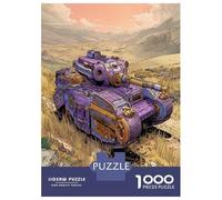 Tank Puzzle Intrattenimento Creativo 1000 Elementi Giochi War Machine Puzzle Relax Decorazione Perfetta Sfide Divertenti Per Adulti 52x38cm/1000pcs